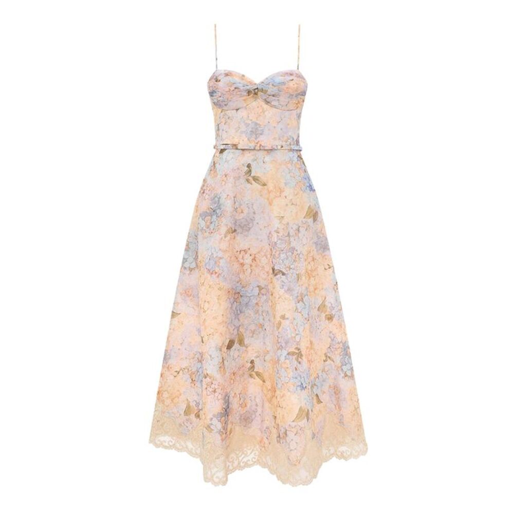 Zimmermann Women Valiant Tucked Midi Dress